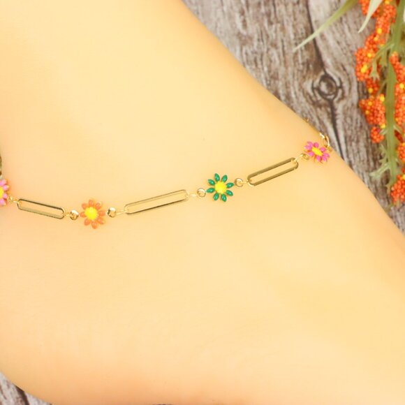 "Dainty Anklet for Women – Elegant Everyday Jewelry & Perfect Gift | MLCRC1409 - Picture 9 of 10